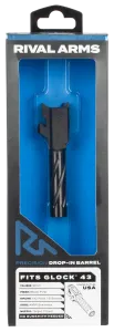 Rival Arms Parts & Accessories 17 Rival Arms Precision V1 Barrel for Glock 43 9mm Black PVD