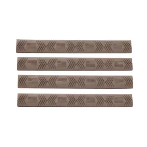 ERGO Grips Parts & Accessories 15 ERGO 7-Slot KeyMod Wedgelok Rail Cover 4 Pack American Flag Dark Earth