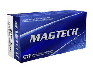 Magtech .38 Special 158gr SJSP Flat 50 Rounds Ammunition - 38N