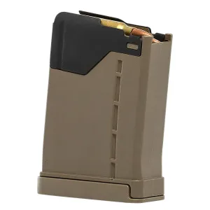 Lancer Systems Parts & Accessories 12 Lancer 232042 L5AWM 10rd 5.56x45mm FDE Poly w/ Steel Feed Lips Fits AR-15, Magazine