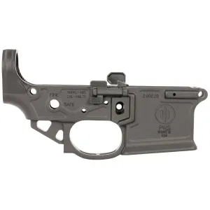 Primary Weapons 2M100SM111F MK1 Mod 2-M Black Anodized Stripped Lower For AR-15, Oversized Bolt Release/Catch