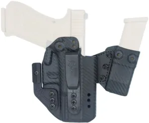 DeSantis Persuader Complete Package IWB Leather Holster. Glock 43X 43X Mos Right Hand Black