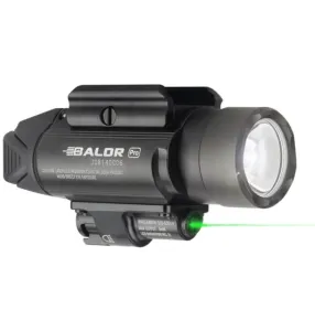 Olight Baldr Pro 1350 Lumens LED Flashlight with Green Laser Sight Black