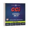 CCI #12 Pistol Shot Shells .22LR 31 Grain 20 Rounds