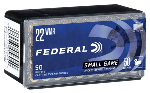 Federal 22 WMR 50gr JHP Game-Shok Ammunition 50rds - 757