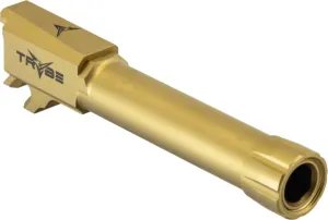 TRYBE Defense Sig Sauer P365 Match Grade Threaded Pistol Barrel Gold TIN
