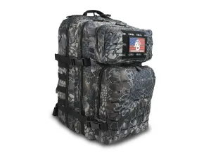 RTAC Large Lasercut MOLLE Backpack w/ Pistol Retention System (Black Python)