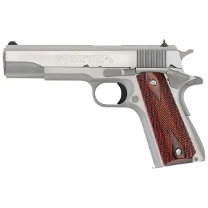 Colt 1911 Government .45 ACP Handgun with Wood Grips