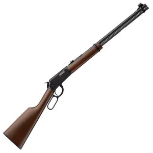 Winchester Ranger 22 Long Rifle Satin Oil/Matte Black Lever Action Rifle - 20in - Brown