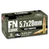 FN 10700032 GUNR SS201 5.7x28mm 40 Gr Full Metal Jacket (FMJ) 50rds
