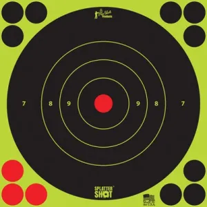 Pro-Shot Splatter Shot 8in Bullseye Target Green 6pk