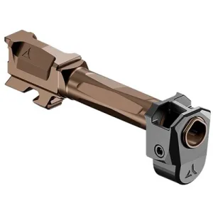 Afterburner + Ramjet For Glock 43 - Ramjet Barrel W/Afterburner Micro Comp For Glock 43 - Bronze