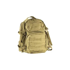 NcSTAR & VISM Parts & Accessories 48 NCSTAR 18"x12"x6" Tactical Backpack w/ Adjustable Shoulder Straps & Exterior PALS/MOLLE Webbing, Tan Nylon - CBT2911