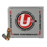 Underwood Xtreme Defender 380 ACP Ammo 68 Grain Lehigh Xtreme Defense Fluted Lead Free Box of 20