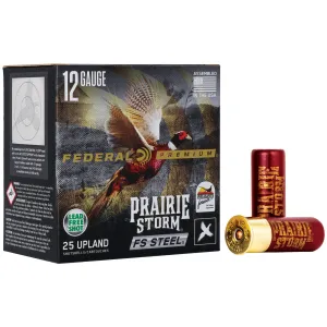 Federal Premium 12 Gauge Ammunition, 25 Rounds Steel Shot #4 - PFSX147FS4