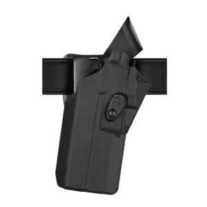 Safariland 7390RDS 7TS ALS Mid-Ride Level I Retention Duty Holster SIG Sauer P320 9C/40C SureFire X300 No Hood Left Plain Black
