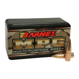 Barnes Ammunition 78 Barnes Mutli-Purpose Green (Mpg) 30 Caliber (0.308'''') Bullets - 30 Caliber (0.308'''') 150gr Mpg Flat Base 50/Box