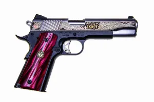 SR1911 LWT PHX 45ACP 5" SS/Blk/Rd Prl 7/8rd TALO - 16708