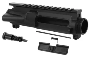 TacFire AR-15 Stripped Upper Receiver Black Hardcoat Anodized