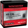 WINCHESTER AMMO Reloading Bullets JHP 45 Auto 230 Grain 100rd