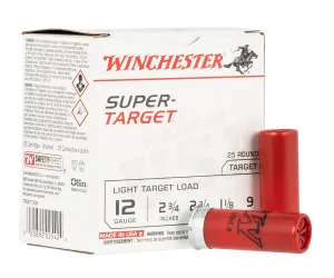 Rhode Island Gun Laws (2026): Blue Card, Dual Permits, 10-Round Cap & 2026 AWB 30 Winchester Super Target 2.75" 1 1/8 oz 9 Shot 12 Gauge Ammunition 25 Rounds - TRGT129