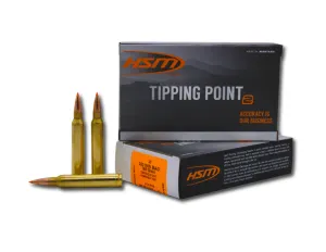 HSM Ammunition Tipping Point 2 .300 Win Mag 165 gr Hornady SST Rifle Ammo, 20Rds