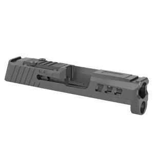 True Precision Parts & Accessories 25 TRUE PRECISION Black DLC Slide with RMS Cut For Sig P365 (TP-P365S-BC-RMS)