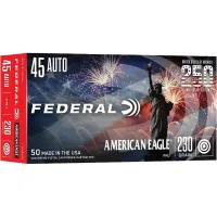Virginia Gun Laws (2026): CHP, Universal Background Checks & Substantial Risk Order 26 Federal Premium American Eagle USA 250th Edition 45 ACP Ammo 230 Grain Full Metal Jacket Case of 1000 (20 Boxes of 50)