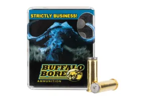 Buffalo Bore Standard Pressure Heavy 38 Special 150 grain Hard Cast Wadcutter Low Flash Short Barrel Pistol and Handgun Ammo, 20/Box - 20D/20