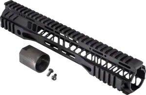 TRYBE Defense AR-15 M-LOK Lightweight Quad Handguard w/ Full Rail 12in Black