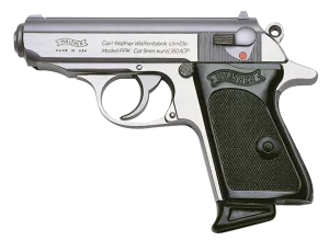 Walther PPK DA/SA Semi-Auto Pistol - Stainless Steel