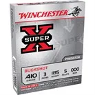 Super-X Buckshot 410 Bore Shotgun Ammo - Super-X 410 Bore 3'''' 5 Pellets #000 Buckshot Shot 5/Box