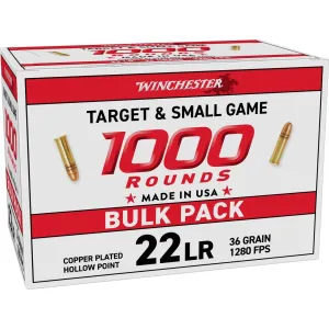 Winchester Ammunition White Box 36gr 22LR 1000rd Box