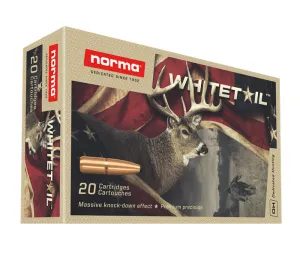 Norma Whitetail 100 gr PSP .243 Winchester Ammunition, 20 Rounds - 20160462