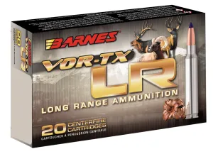 Barnes Ammunition 37 Barnes Bullets VOR-TX LR 129 gr LRX Boat Tail .270 Win Ammo, 20/box - 31198