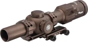 USED SIG SAUER Tango MSR LPVO Rifle Scope w/1.535 Mount 1-6x24mm 30mm Tube Second Focal Plane Illuminated BDC 6 Reticle Coyote Brown