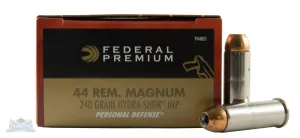 Federal 44 Magnum 240gr Hydra-Shok Ammunition 20rds - P44HS1