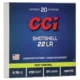 CCI Ammunition Shotshell Pest Control .22LR 31 Grain Shotshell Rimfire Ammo 20 Rounds