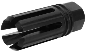 TacFire 6-Prong Flash Hider Black Steel 5.56 NATO