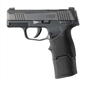 Sig Sauer P365 Rubber 15 Round Magazine Extended Base Pad Black