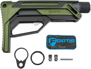 Fortis Manufacturing Parts & Accessories 55 Fortis Manufacturing LA Stock Bundle Pack Cerakoted buffer tube and Standard QD End Plate Odg Anodize